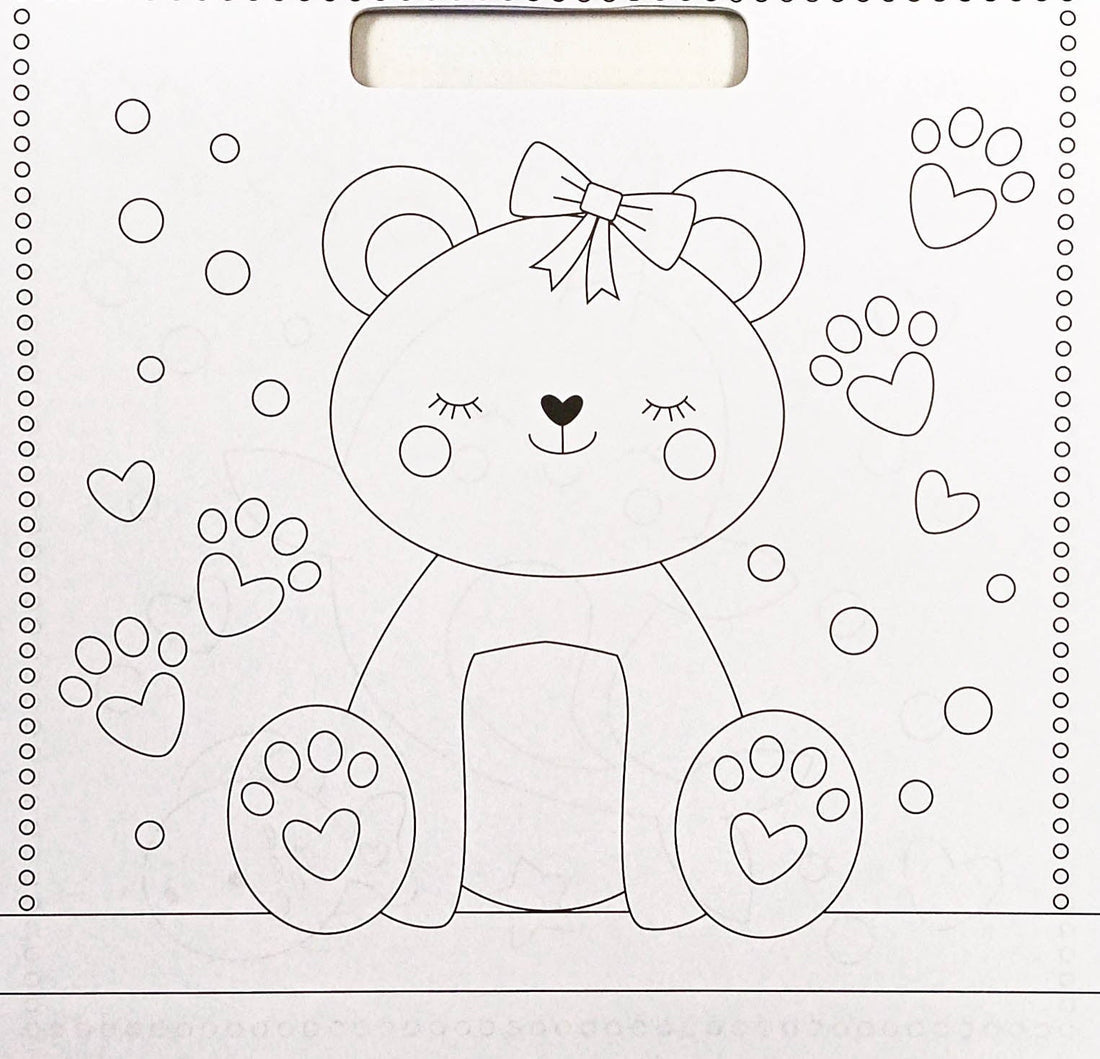 Kawaii I Love Colouring Pad