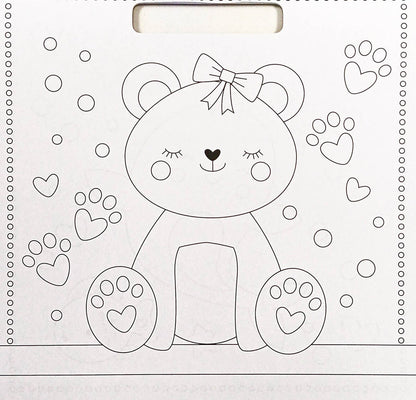 Kawaii I Love Colouring Pad