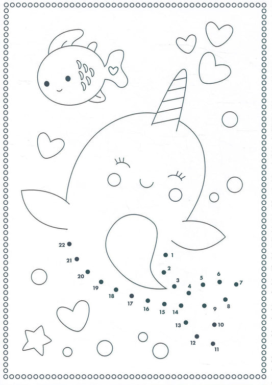 Kawaii I Love Dot to Dot