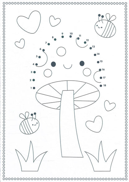 Kawaii I Love Dot to Dot