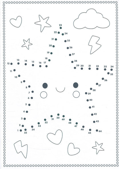 Kawaii I Love Dot to Dot