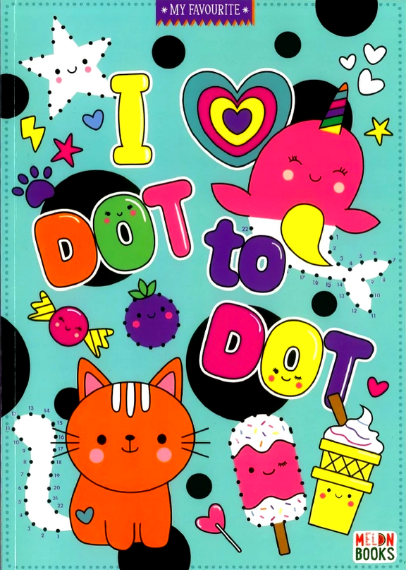 Kawaii I Love Dot to Dot