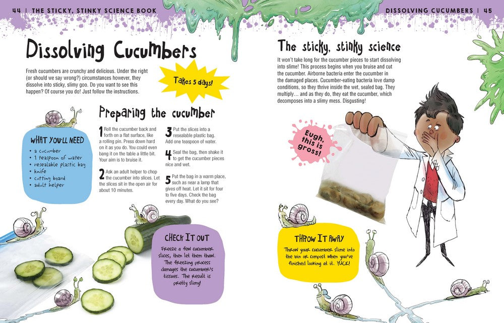 The Sticky Stinky Science Book
