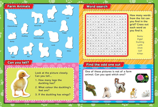 Baby Animals Sticker Activity Book