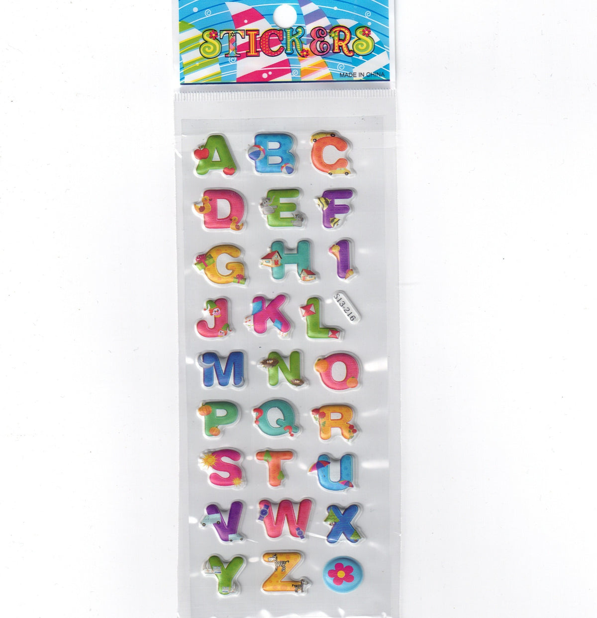 Alphabet Stickers - Set 4