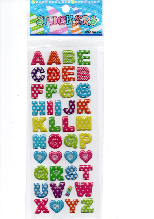 Alphabet Stickers - Set 3