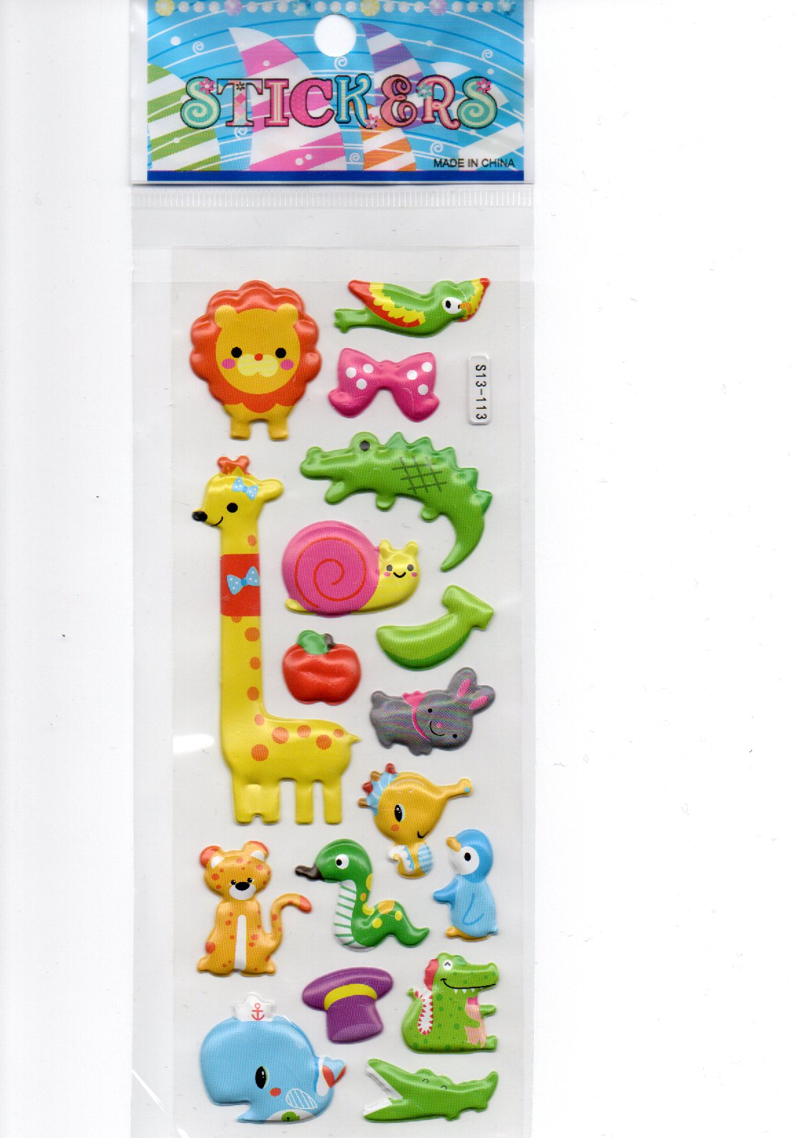 Animal Stickers Set 1 – decorative sticker sheet