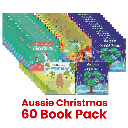 Aussie Christmas 60 Book Pack for Early Learning (Ages 2-6)