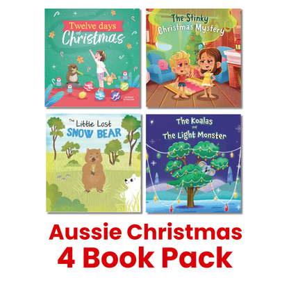 Aussie Christmas Picture Book Collection – 4 book pack for early learning centres ages 2–6