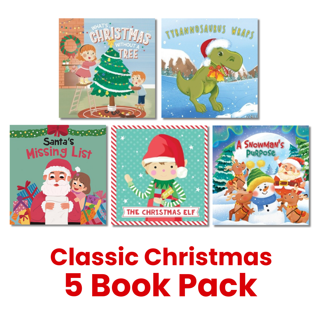 Classic Christmas Picture Book Collection – 5 book pack for early learning centres ages 2–6