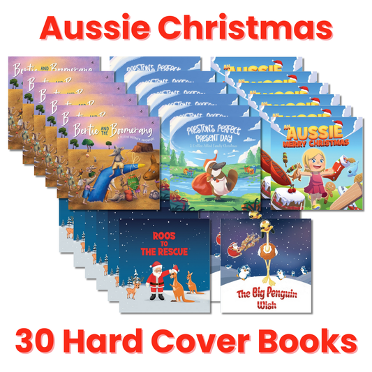 Aussie Christmas HARDCOVER - 30 Book Pack