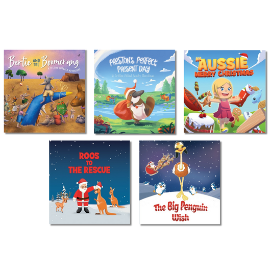 Aussie Christmas HARDCOVER Picture Book Collection - 5 Book Pack