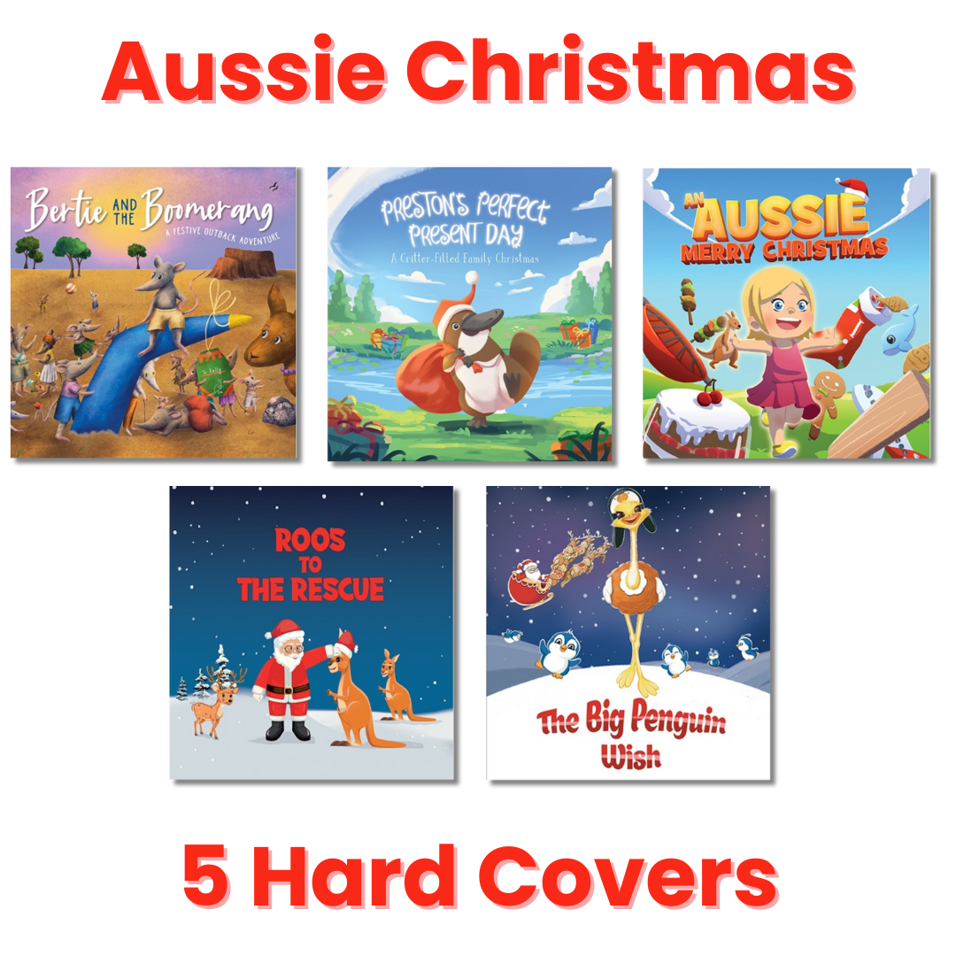 Aussie Christmas HARDCOVER Picture Book Collection - 5 Book Pack