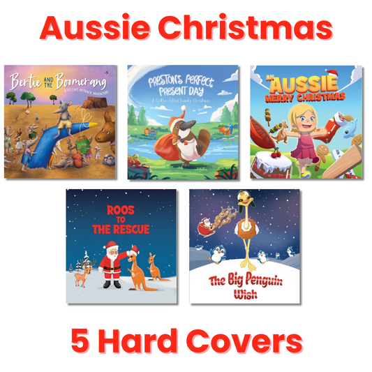 Aussie Christmas HARDCOVER Picture Book Collection - 5 Book Pack