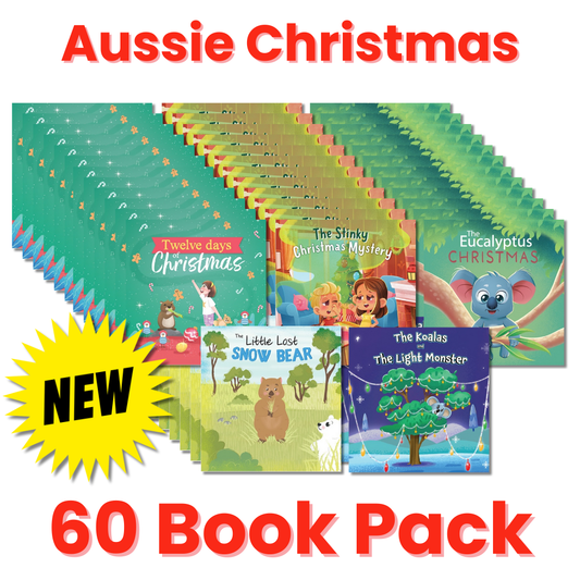 Aussie Christmas 60 Book Pack for Early Learning (Ages 2-6)