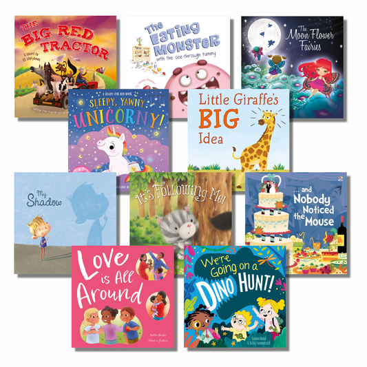 Big Red Tractor 10 book pack, included in ELC Variety Pack ages 2-3