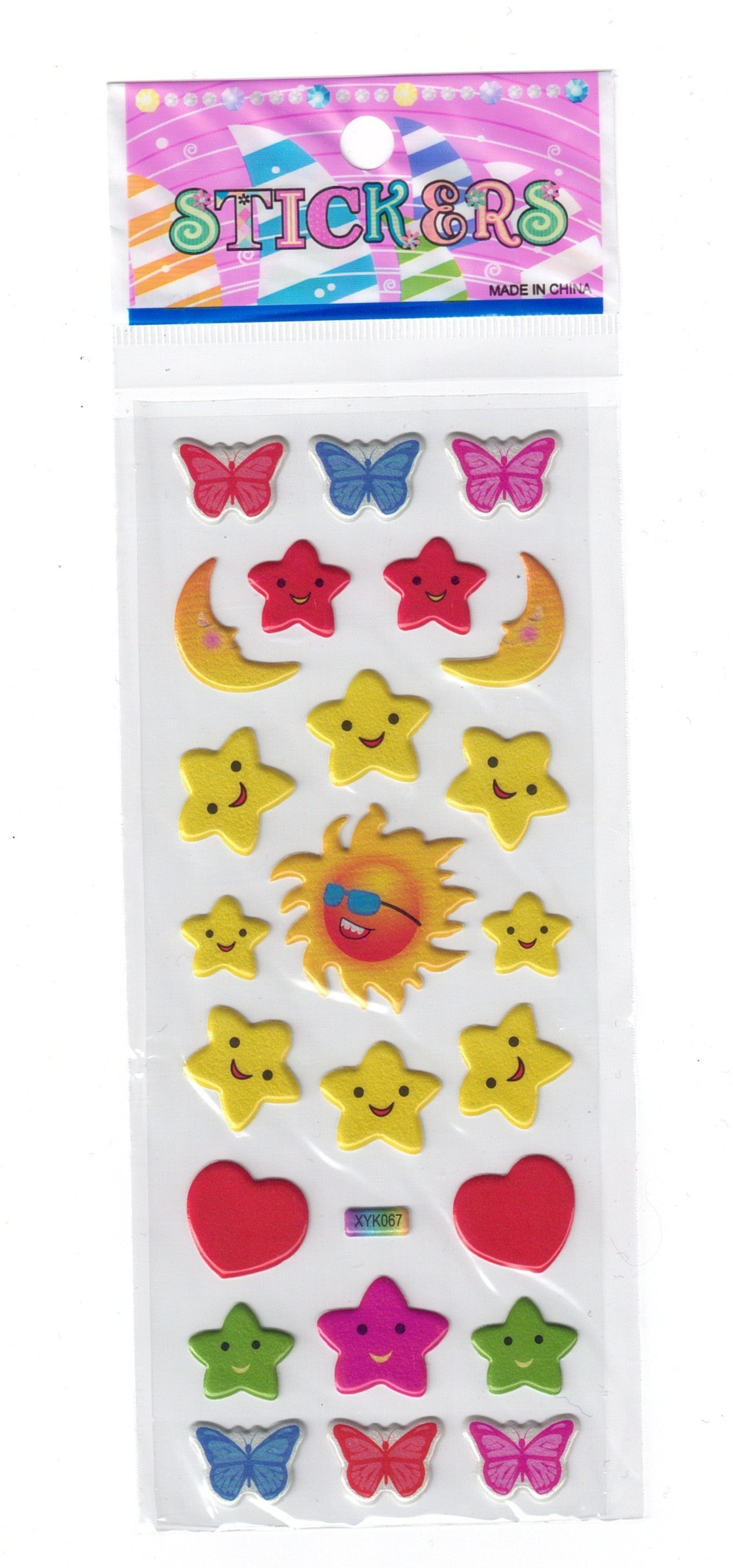 Butterfly Stickers – Set 4 decorative sticker sheet