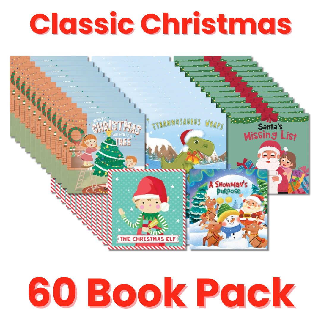 Classic Christmas 60 Book Pack for Early Learning (Ages 2-6)