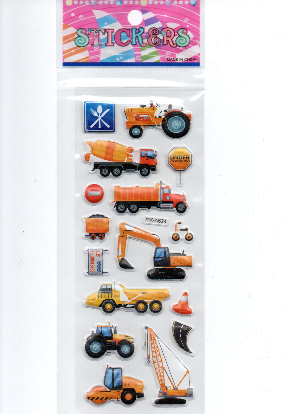 Construction Stickers - Set 3