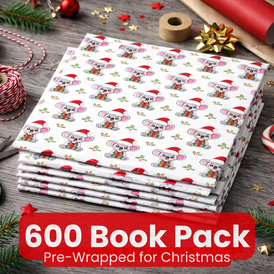 Pre-Wrapped Christmas Book Pack (600 Books)