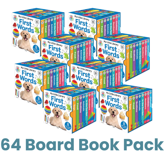 My Little Library First Words 64 Book Pack