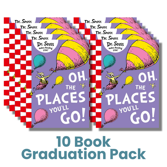 Oh, the Places You'll Go! by Dr. Seuss - 10 Book Graduation Pack