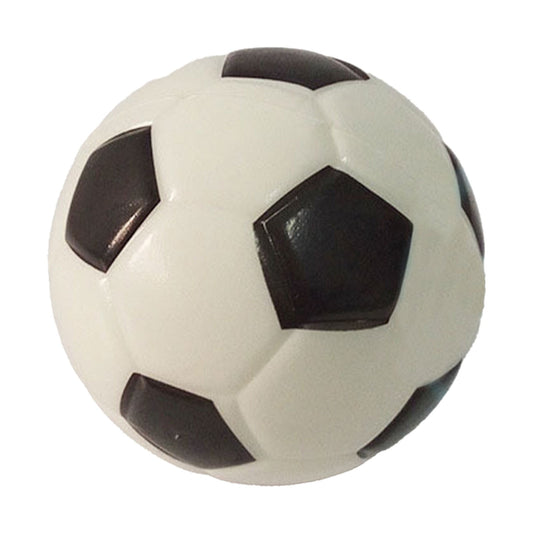 Black and white soccer ball on a white background