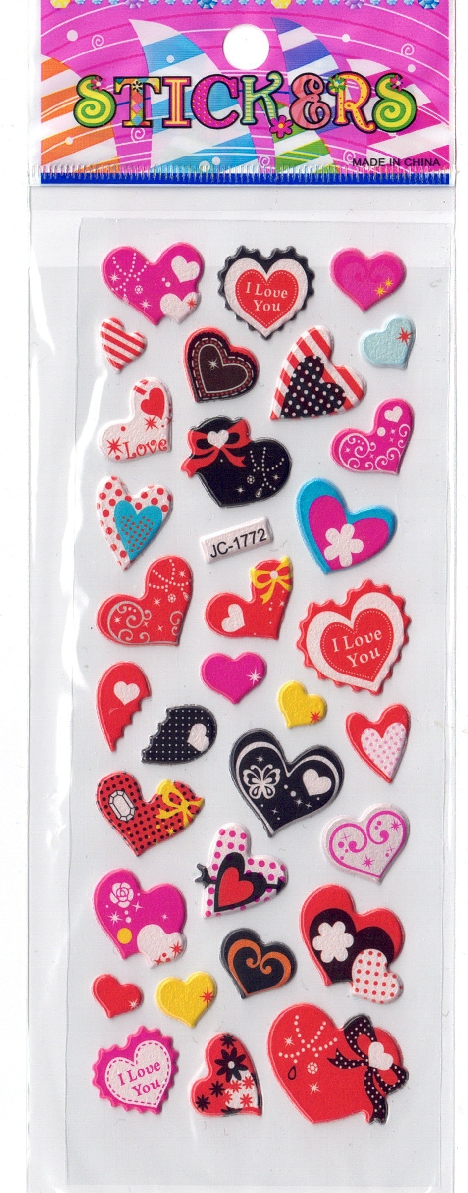 Hearts Stickers - Set 10
