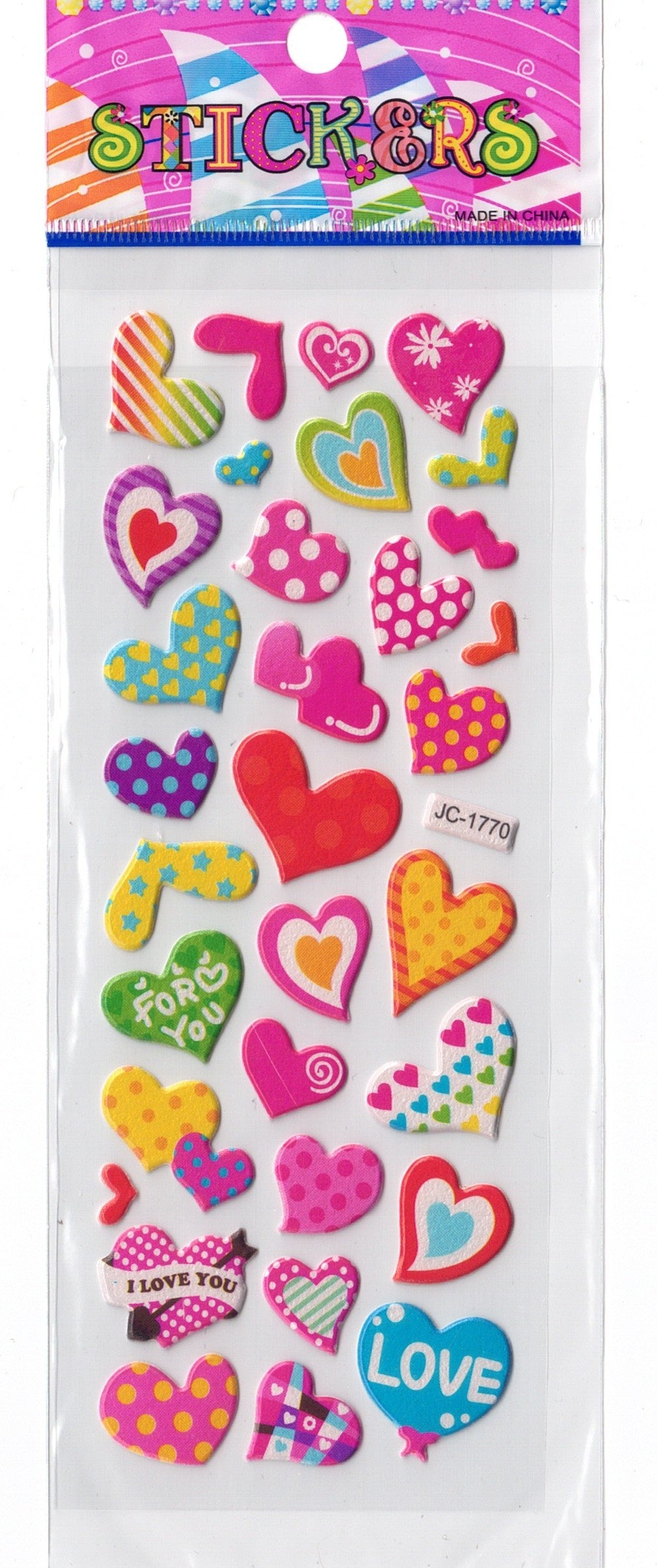 Hearts Stickers - Set 11