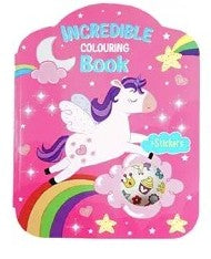 Incredible Colouring Book Unicorns
