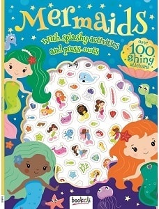 Mermaids Metallic Puffy Stickers