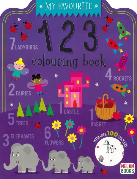 My Favourite 123 Colouring Book