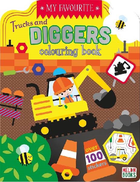 My Favourite Diggers Colouring