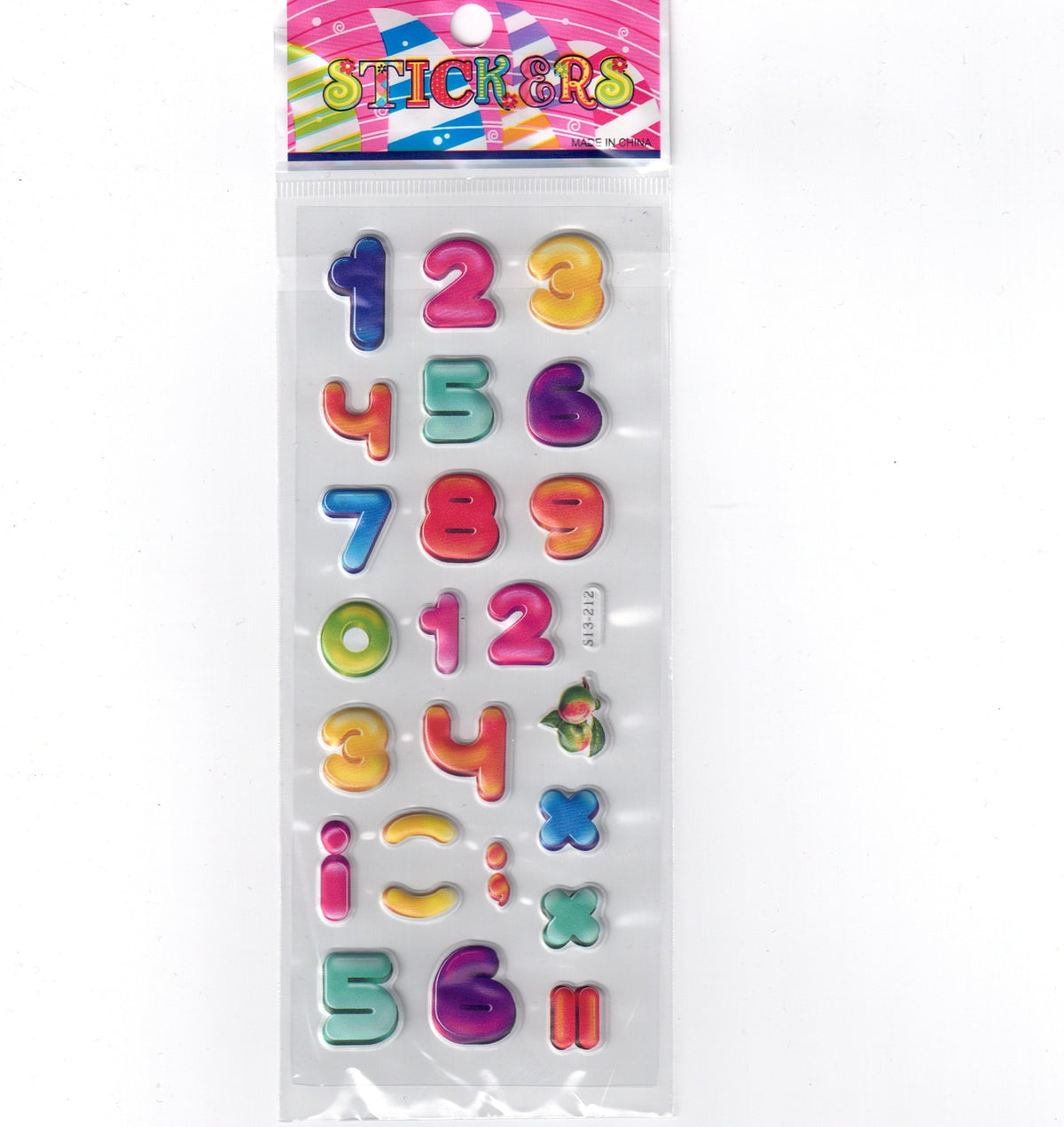 Numbers Stickers - Set 4