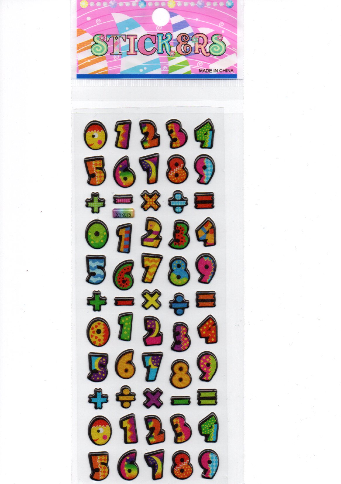 Numbers Stickers - Set 2