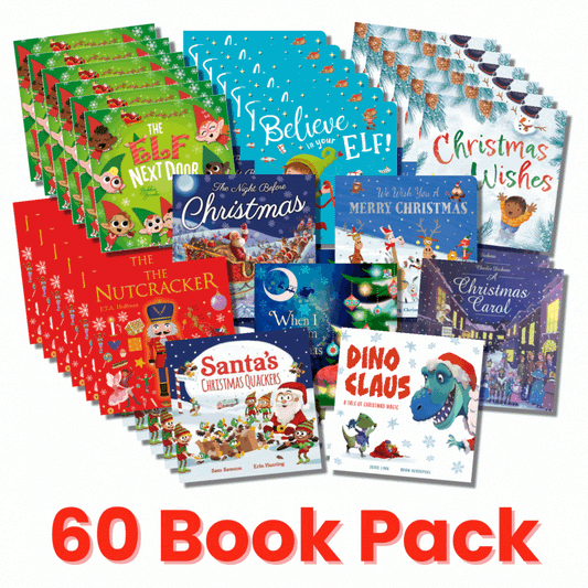 Christmas Picture Book Collection - 60 Book Pack for Early Learning (Ages 2-6) PREORDER