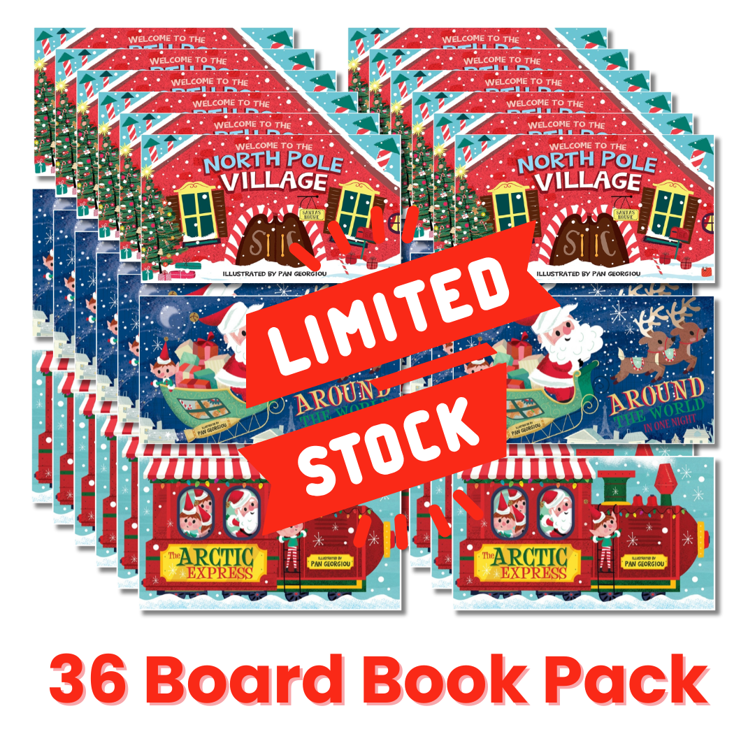Christmas Adventure 36 Board Book Pack (Ages 0-2)