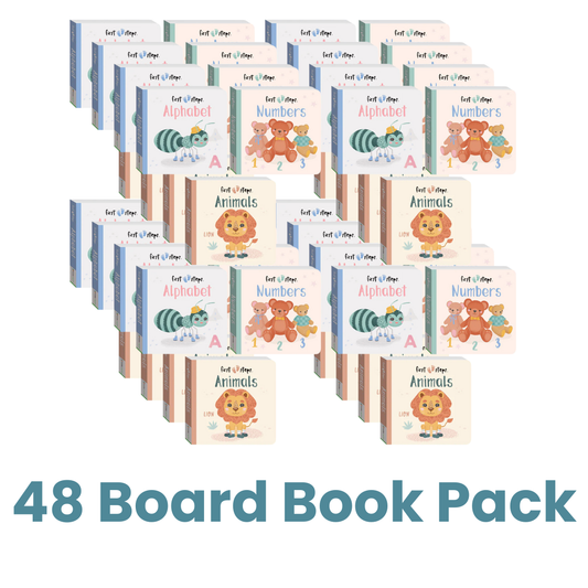 Board Book Set 48: First Steps (ages 0-2)