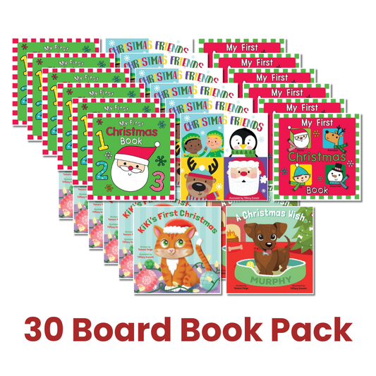 My First Christmas 30 Board Book Pack (Ages 0-2)