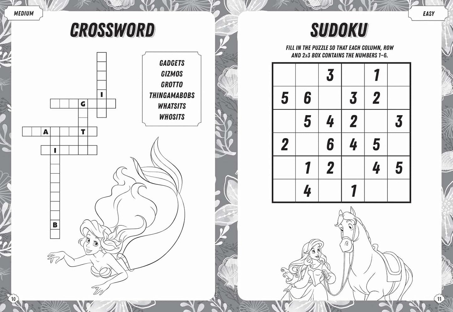 The Little Mermaid: Mega Puzzle Fun – interior page 4