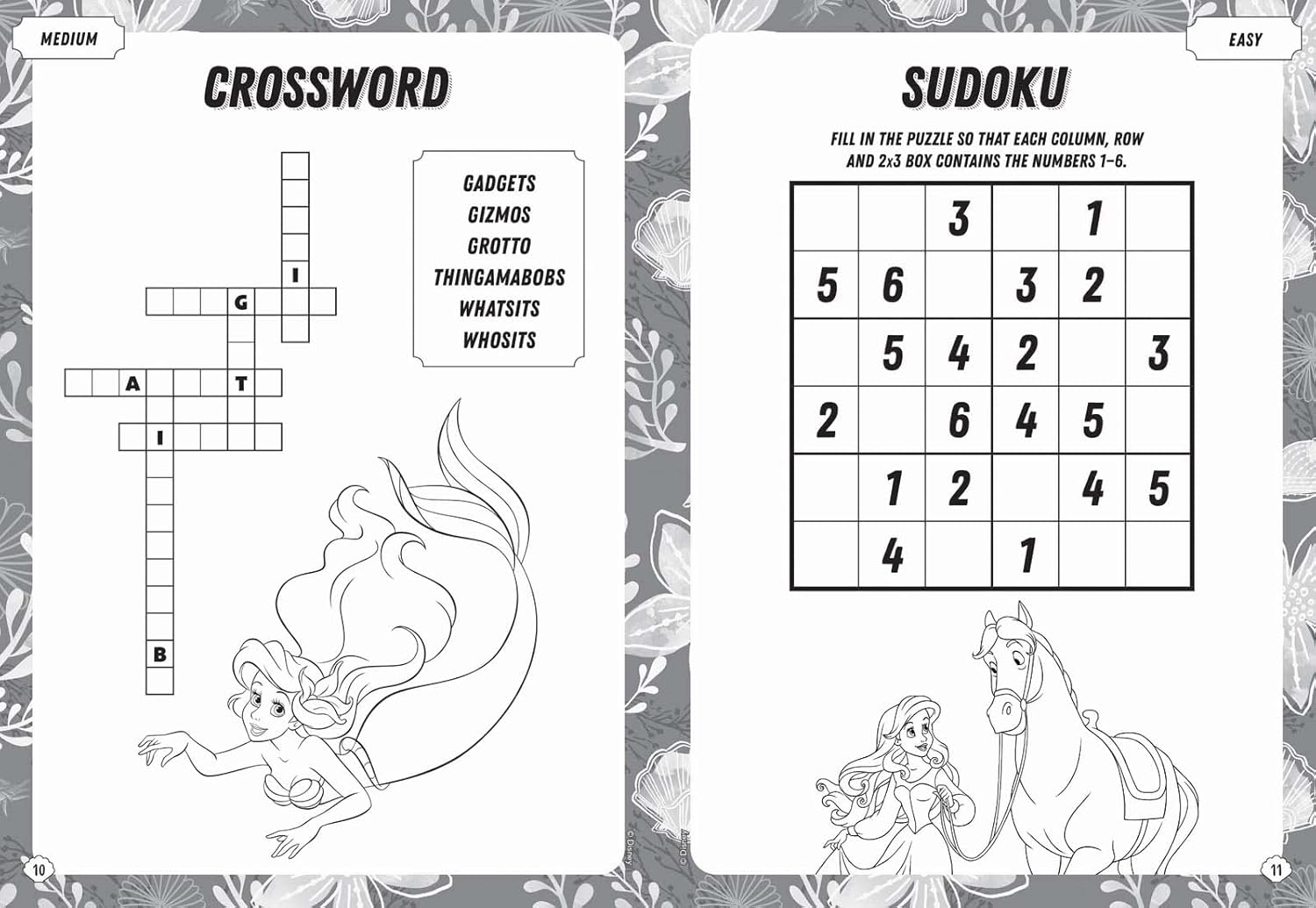 The Little Mermaid: Mega Puzzle Fun – interior page 4
