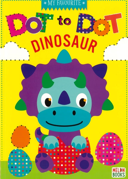 My Favourite Dot To Dot Dinosaur – children's dot-to-dot activity book