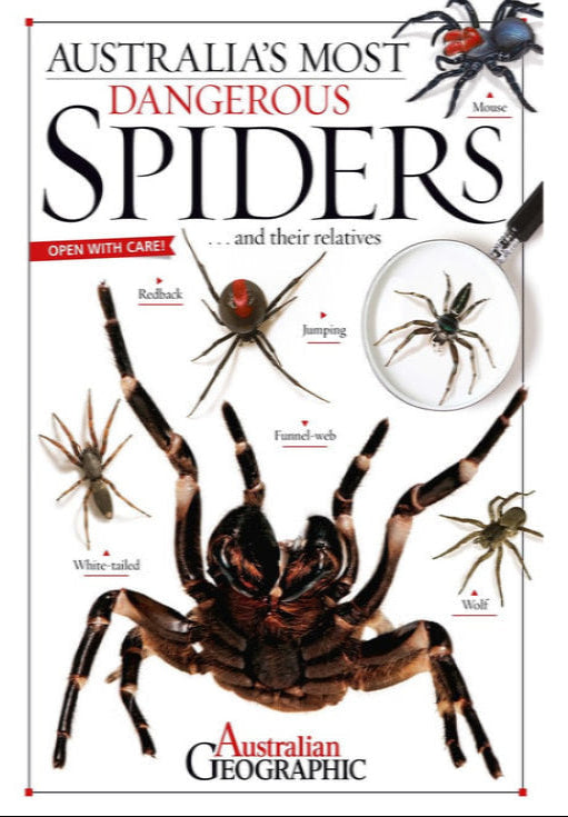 Book cover of 'Australia's Most Dangerous Spiders' by Australian Geographic