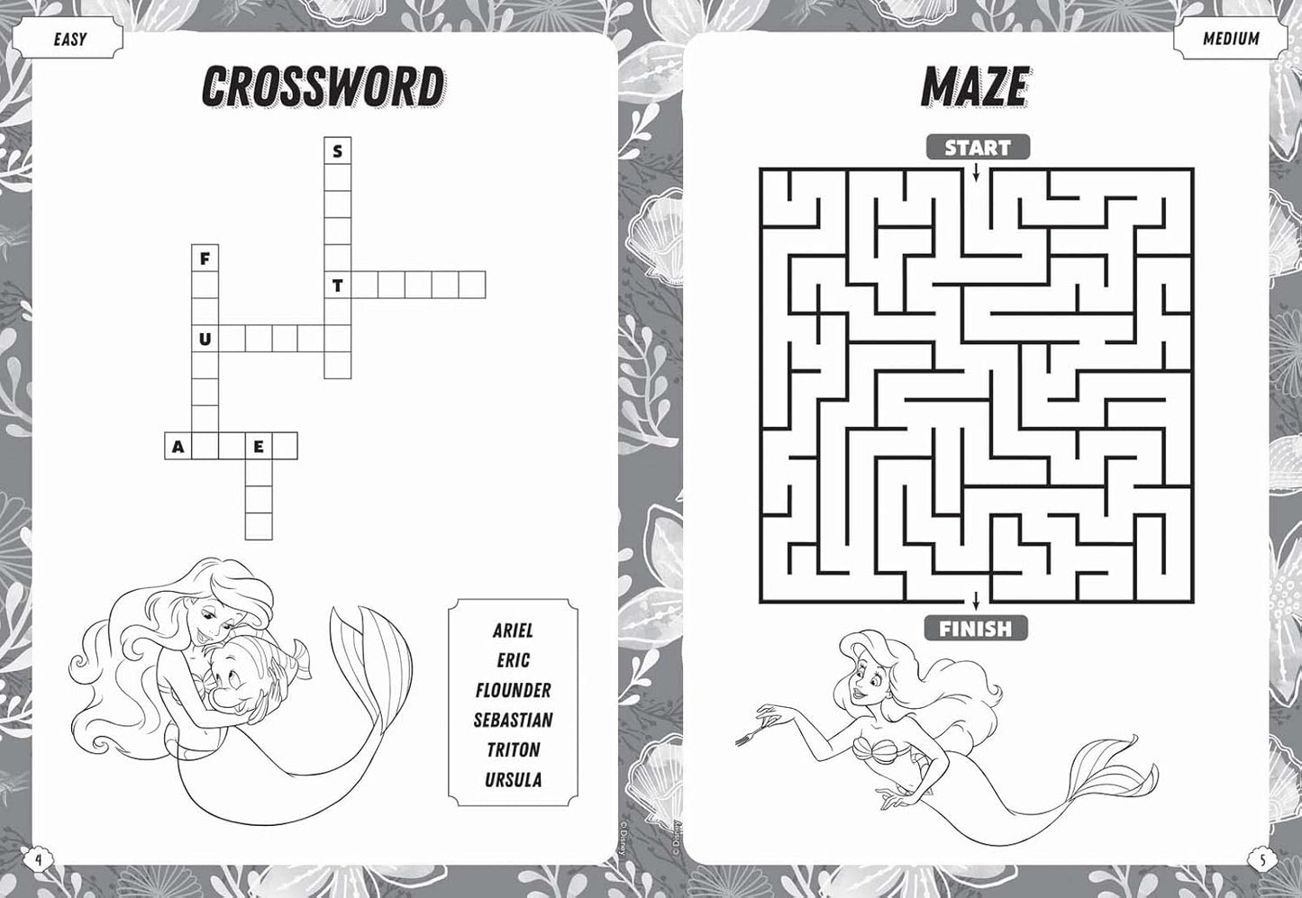 The Little Mermaid: Mega Puzzle Fun – interior page 2