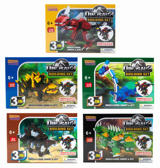 Dinosaur Building Set - Assorted Designs