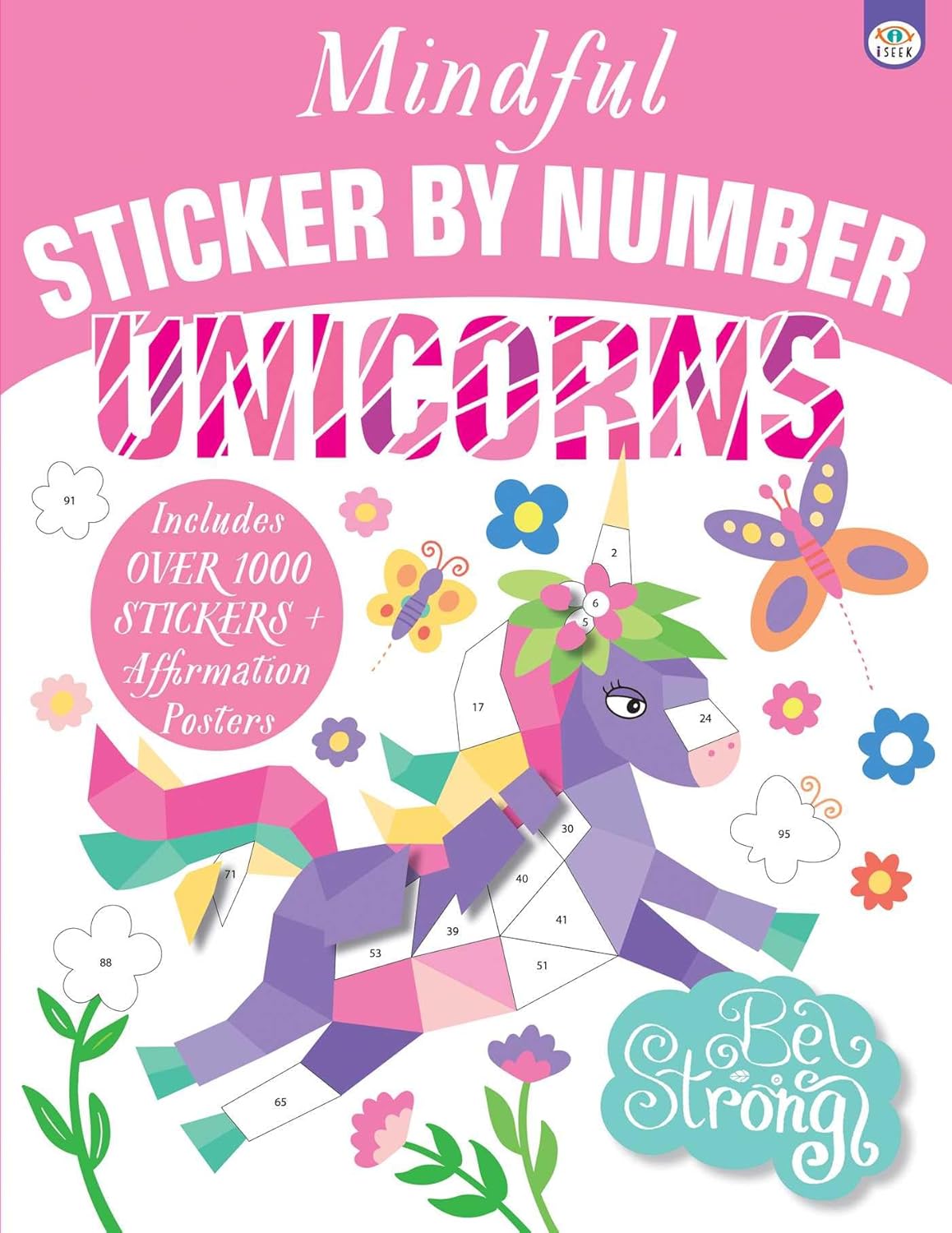 Mindful Sticker by Number: Unicorns