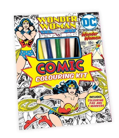 Wonder Woman: Comic Colouring Kit