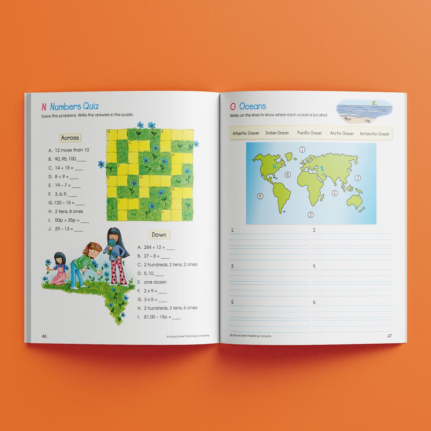 School Zone: Handwriting 3-4