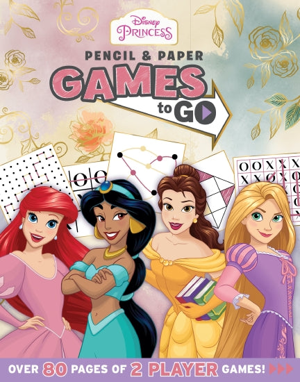 Disney Princess Games to Go – children's activity book cover