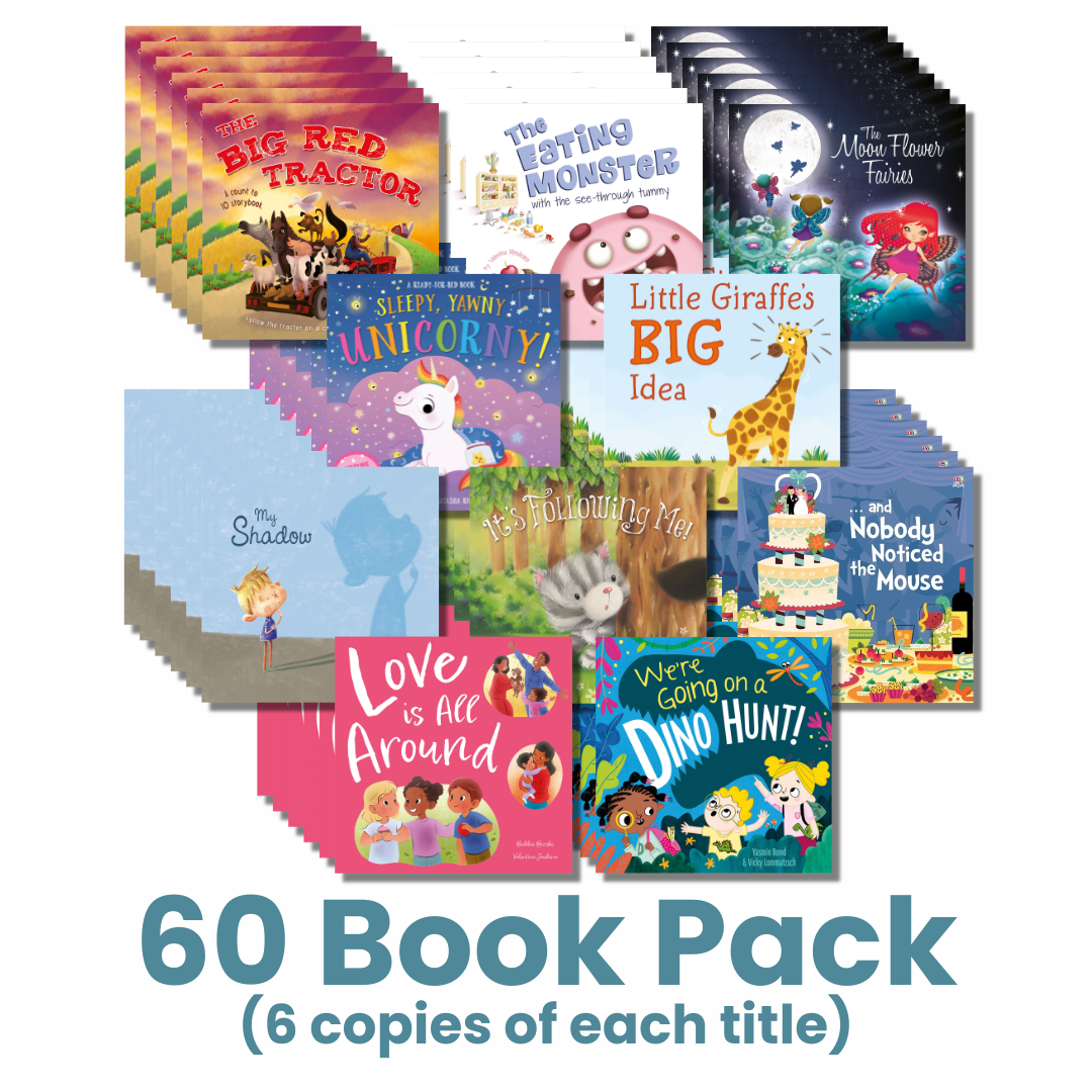 Big Red Tractor 60 Book Pack for early learning centres ages 2–3